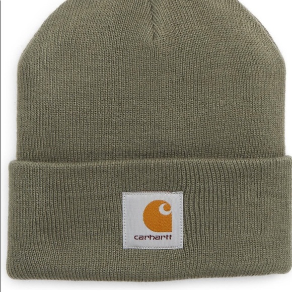 NWT+Carhartt WIP Short Watch hat+Thyme+Leaf Green+Beanie - Picture 3 of 8